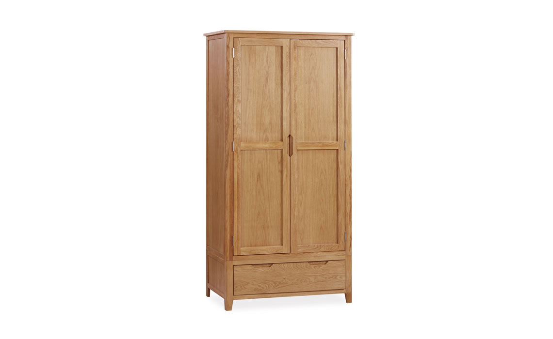 Olsen Natural Oak 2 Door Wardrobe