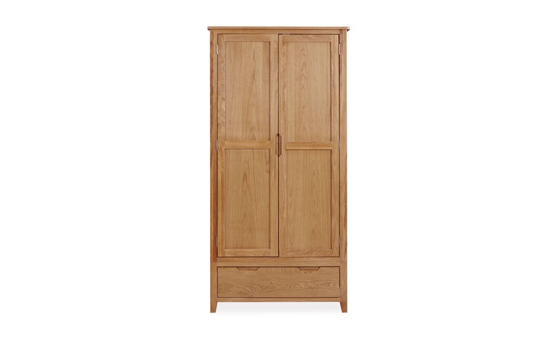 Olsen Natural Oak 2 Door Wardrobe