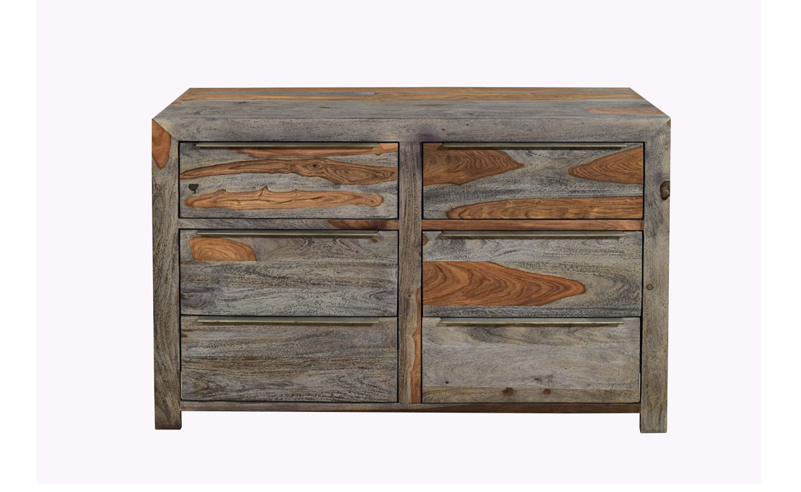 Goa Solid Sheesham 6 Drawer Chest