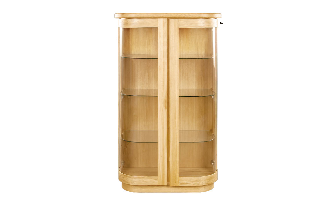 Marseille Oak Display Cabinet