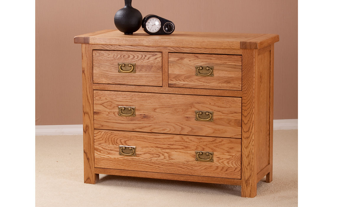 Framlingham Solid Oak 2 Over 2 Chest