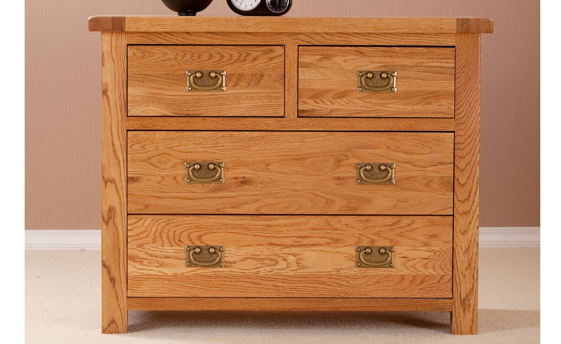Framlingham Solid Oak 2 Over 2 Chest