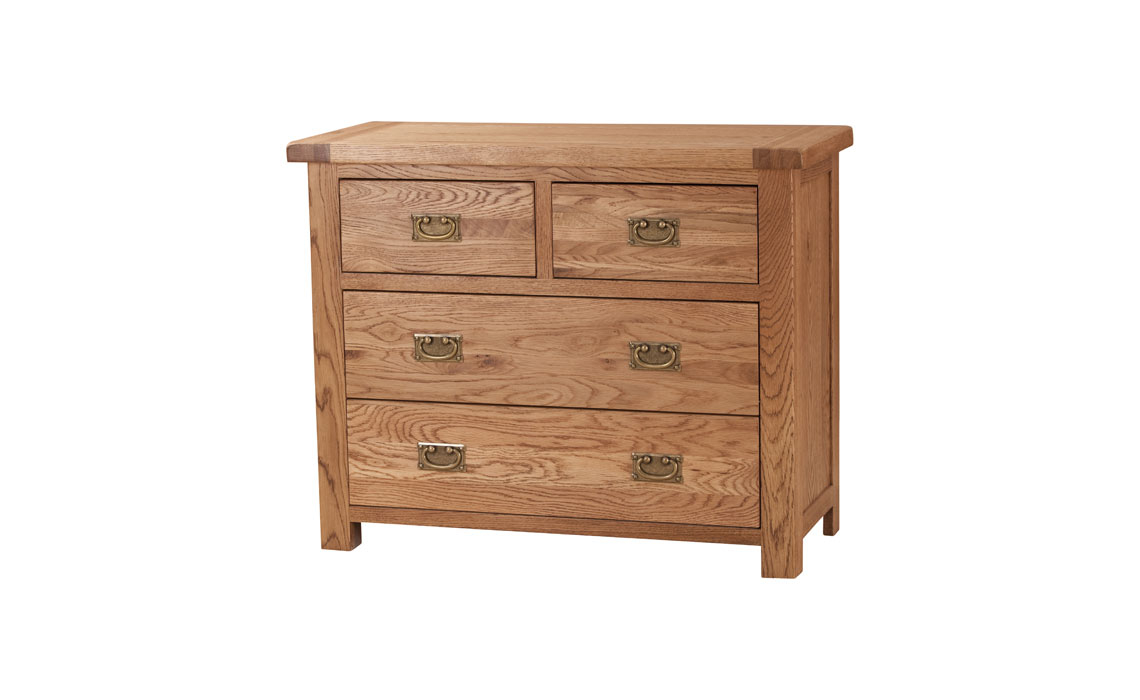 Framlingham Solid Oak 2 Over 2 Chest
