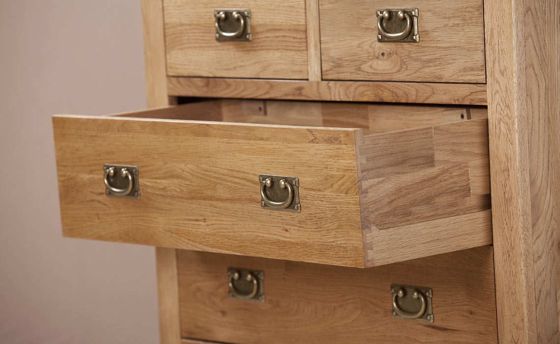 Framlingham Solid Oak 2 Over 3 Chest