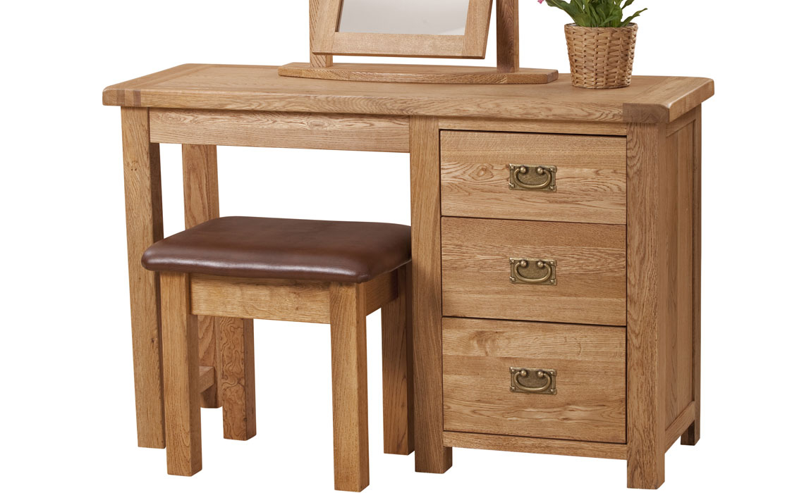 Framlingham Solid Oak Single Dressing Table