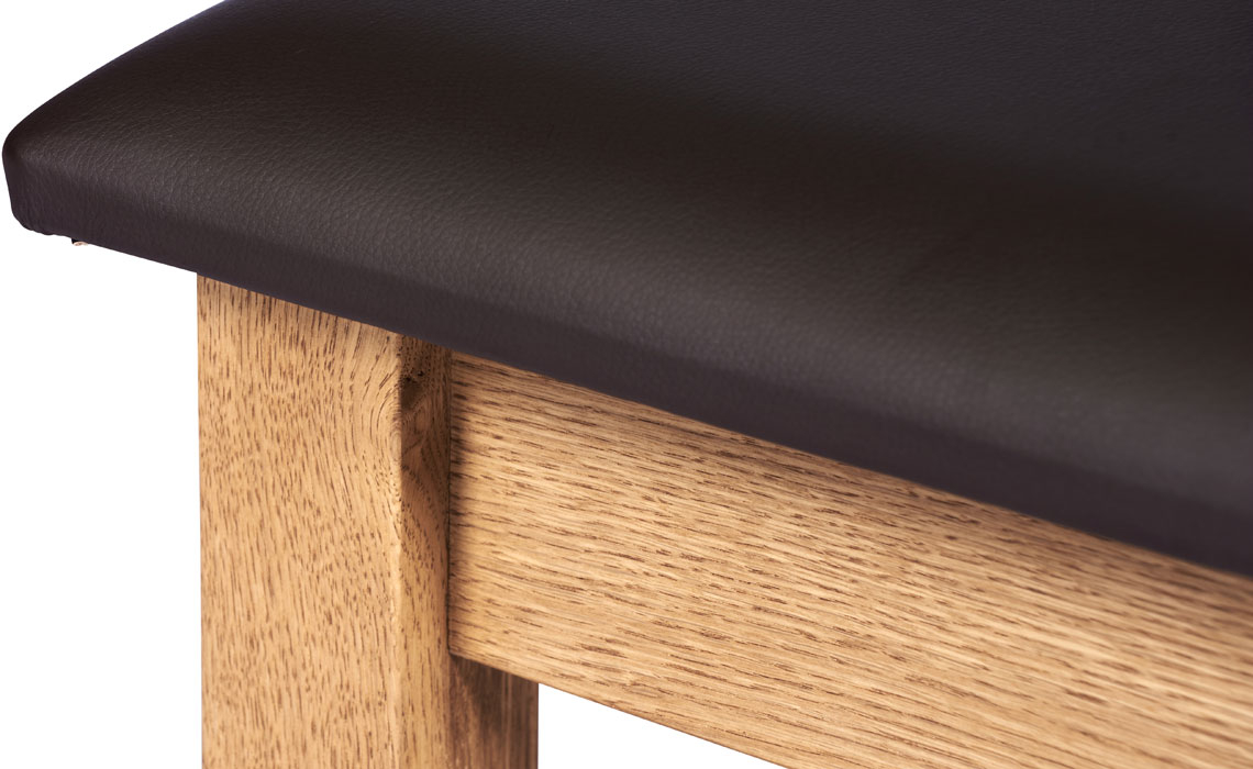 Framlingham Solid Oak Single Dressing Table Stool
