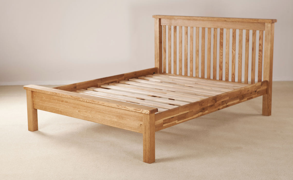 Framlingham Solid Oak Low End 5ft Bed