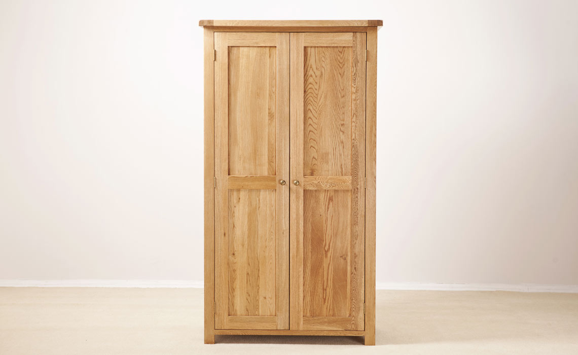 Framlingham Solid Oak Full Length Wardrobe