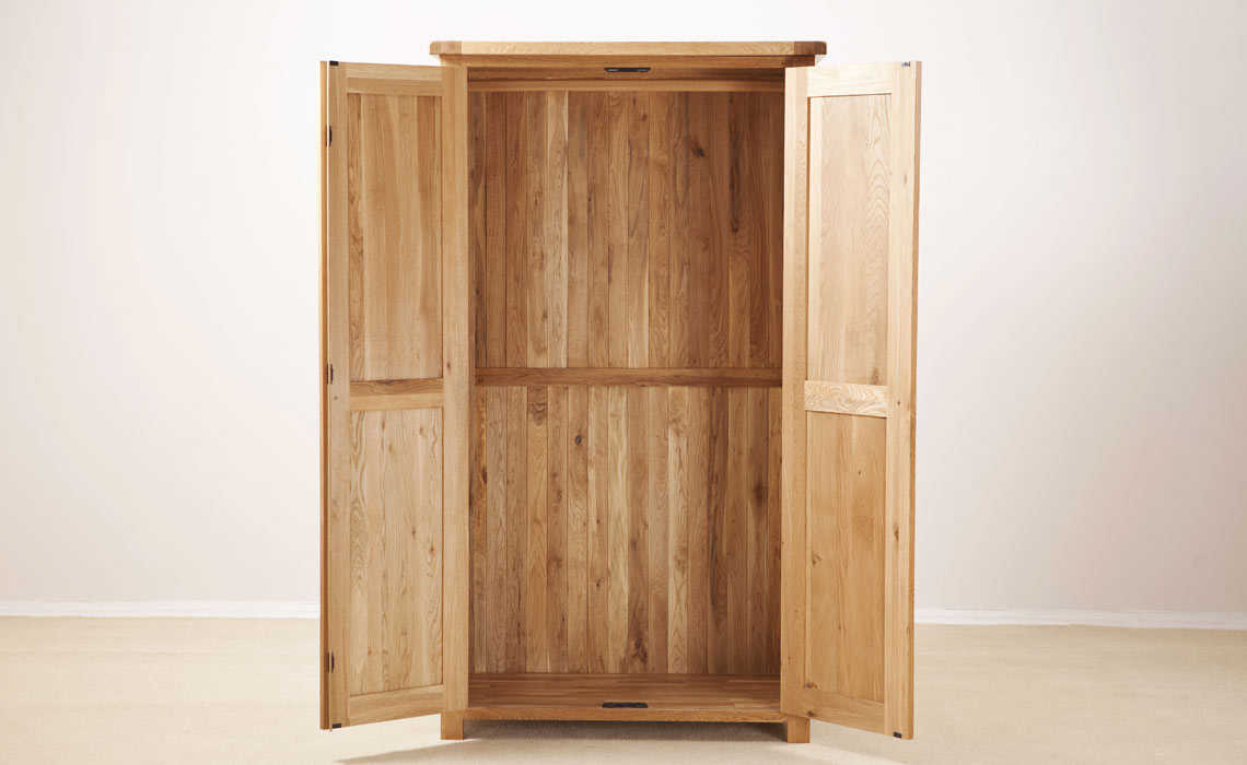 Framlingham Solid Oak Full Length Wardrobe
