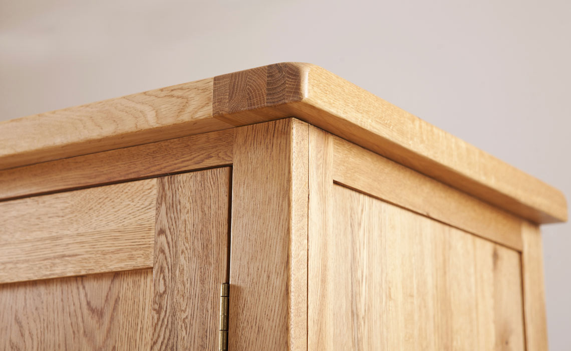 Framlingham Solid Oak Full Length Wardrobe