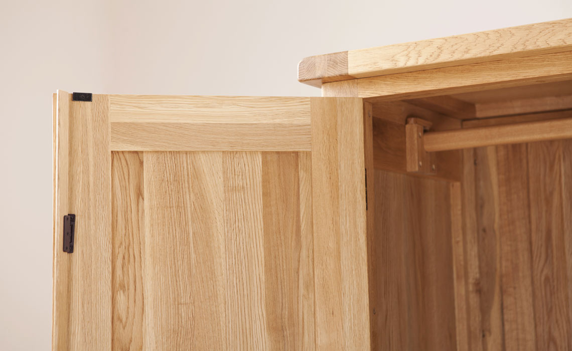 Framlingham Solid Oak Full Length Wardrobe