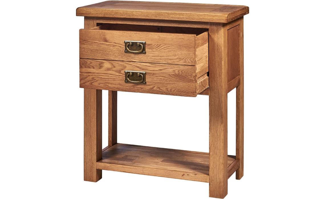Framlingham Solid Oak 1 Drawer Console