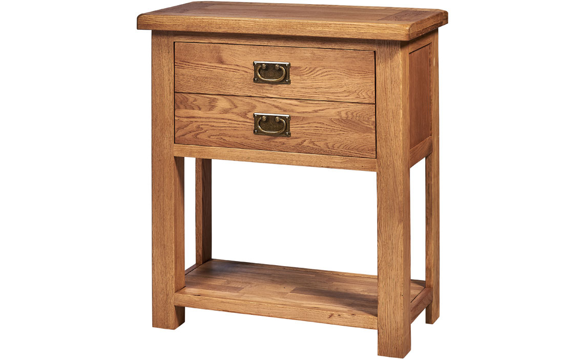 Framlingham Solid Oak 1 Drawer Console