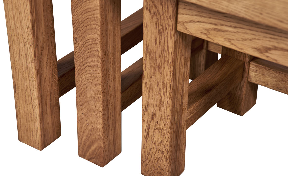 Framlingham Solid Oak Small Nest Of Tables