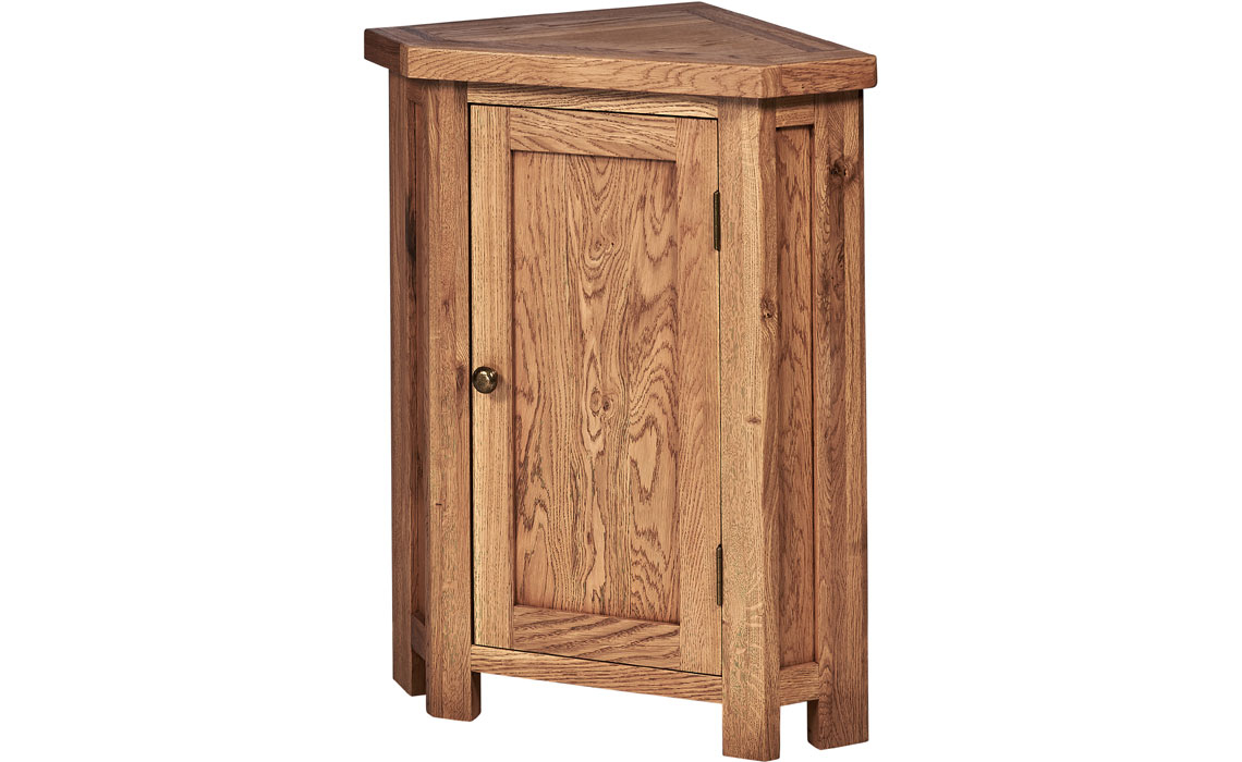 Framlingham Solid Oak Corner Lamp Cupboard