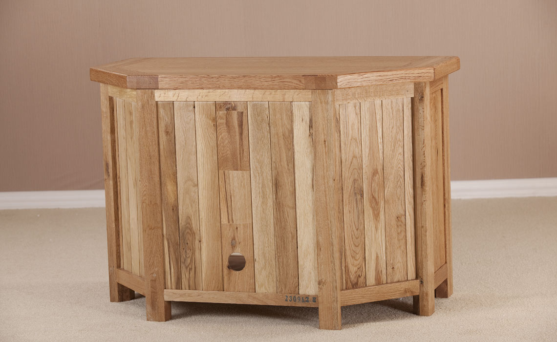 Framlingham Solid Oak Corner Video Unit