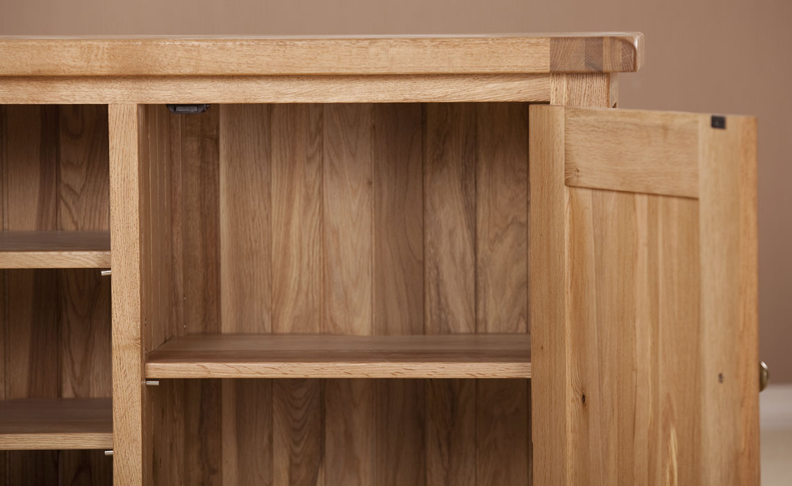 Framlingham Solid Oak Standard TV Cabinet