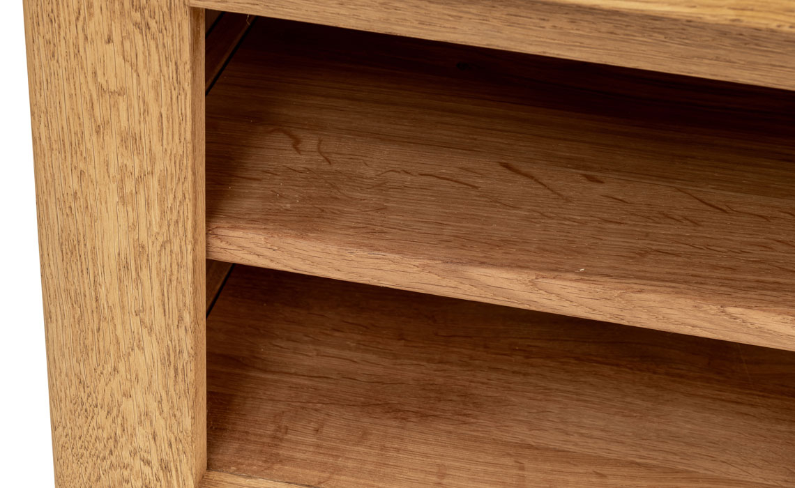 Framlingham Solid Oak Large TV With Drawers