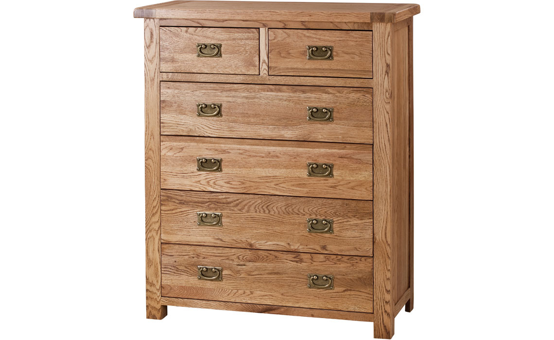 Framlingham Solid Oak 2 Over 4 Chest