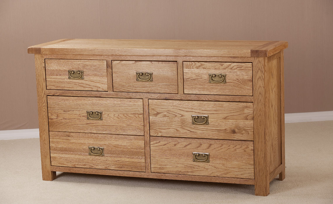 Framlingham Solid Oak 3 Over 4 Chest