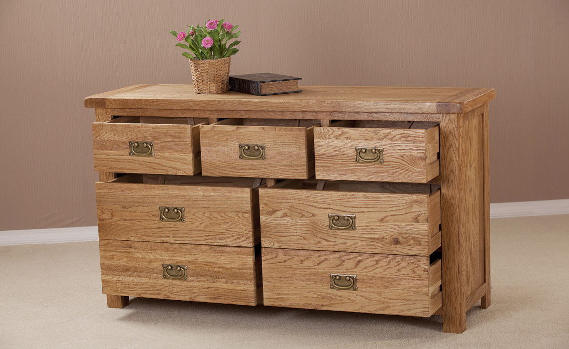 Framlingham Solid Oak 3 Over 4 Chest