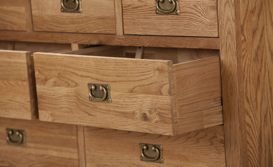 Framlingham Solid Oak 3 Over 4 Chest