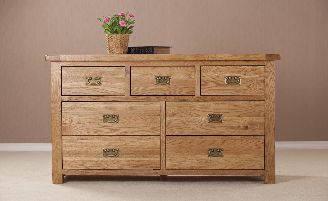 Framlingham Solid Oak 3 Over 4 Chest