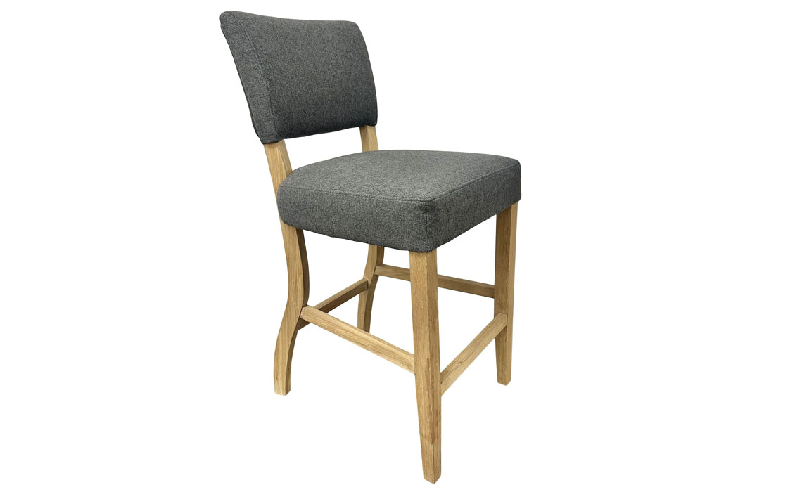 Cheshire Fabric Bar stool Grey