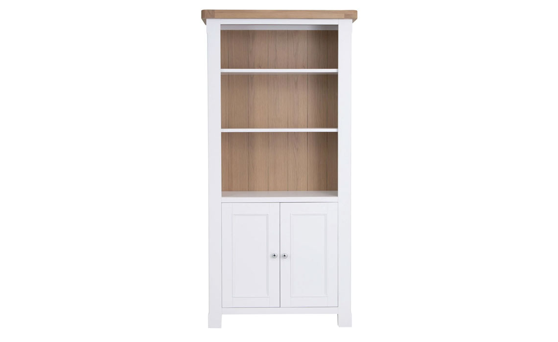 Cheshire White Painted Large Bookcase
