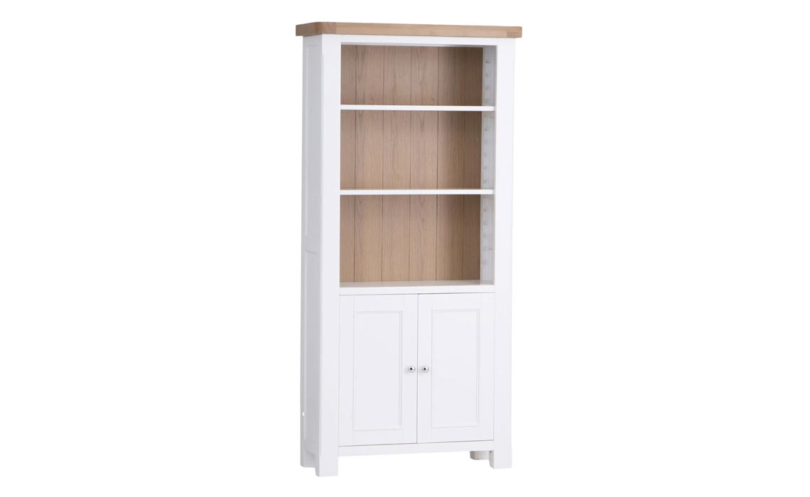 Cheshire White Painted Large Bookcase