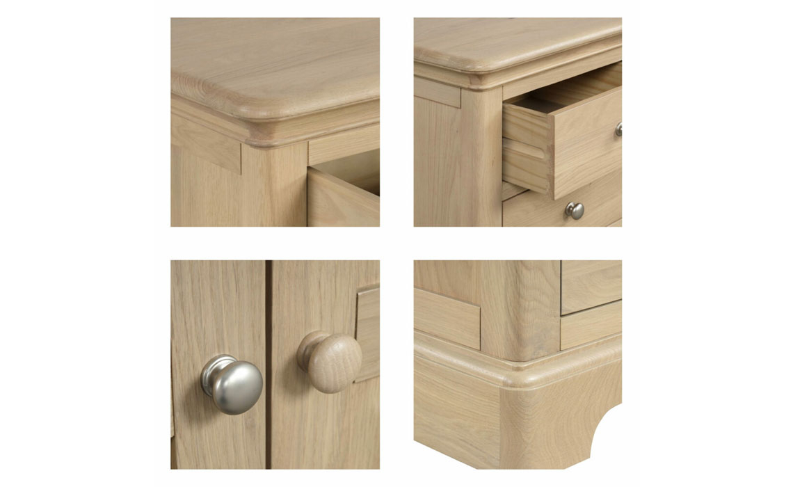 Melford Oak Dressing Table Stool