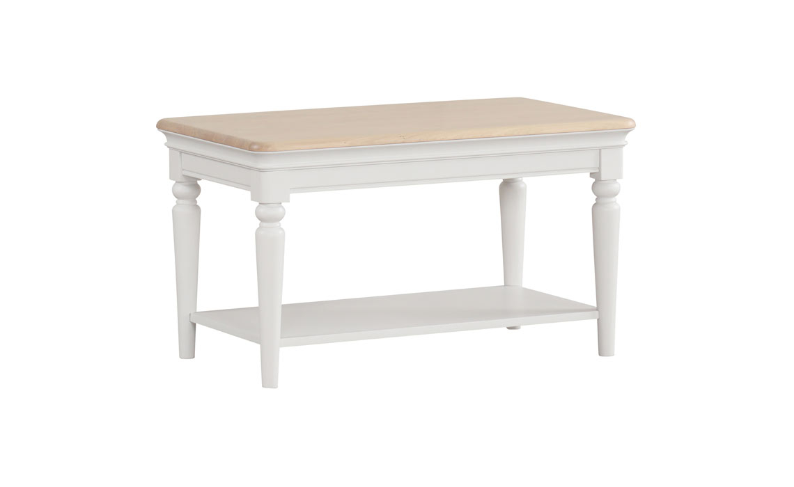 Melford Painted Coffee table With Shelf 