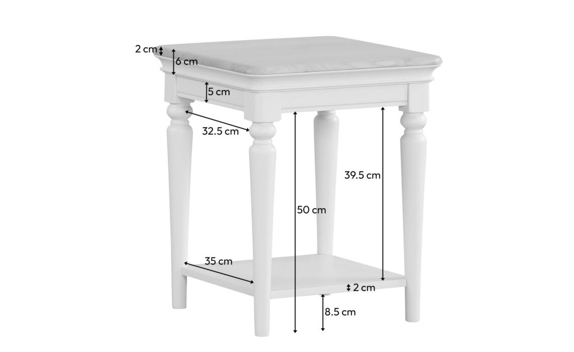 Melford Painted Lamp Table 