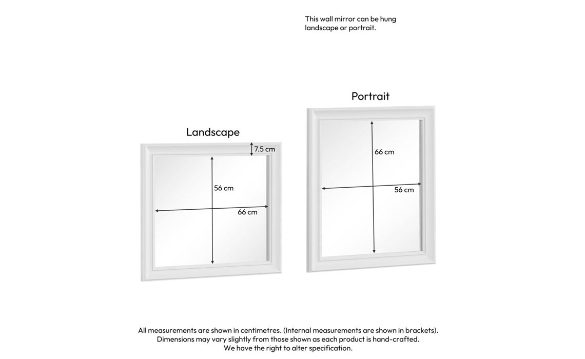Melford Painted Wall Mirror 