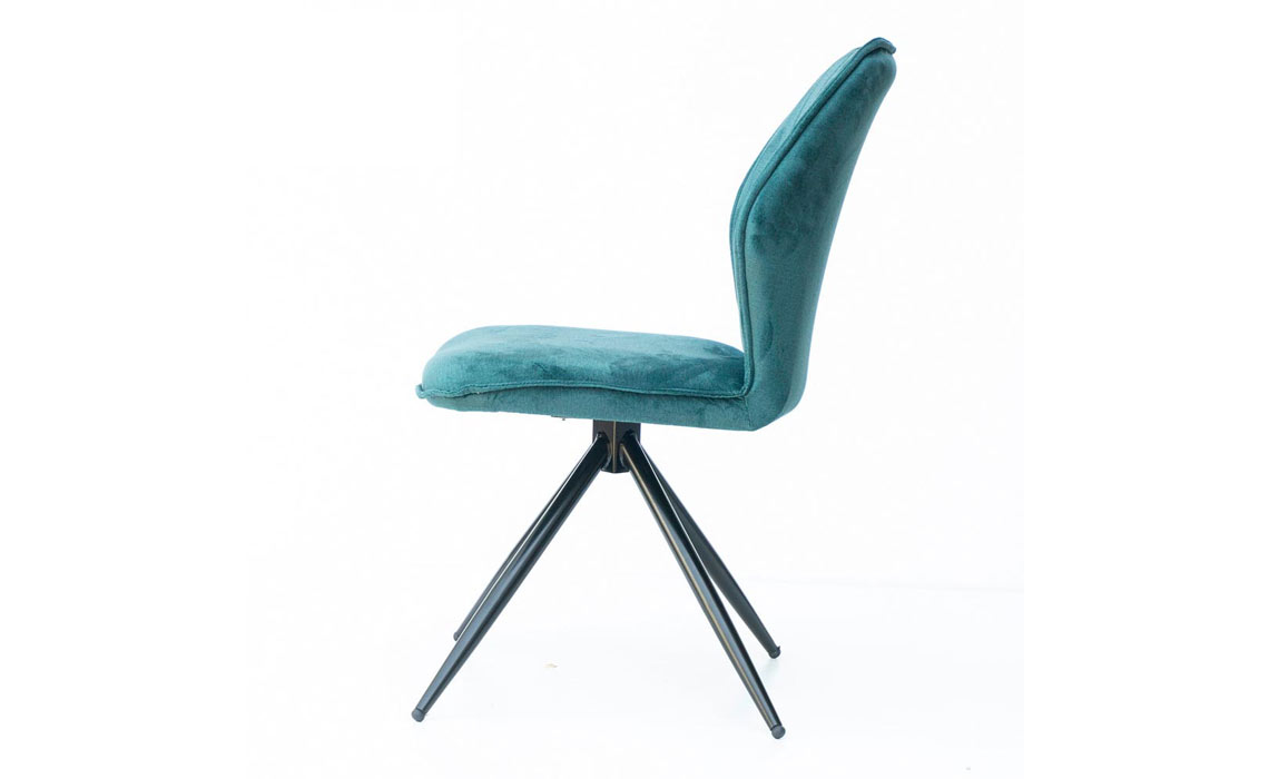 Bony Dining Chair With Metal Leg 