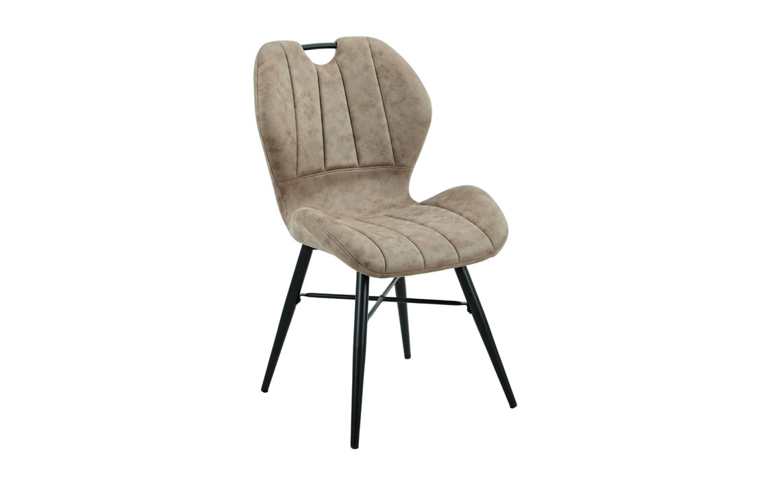 Rocco Dining Chair - Mink PU Leather