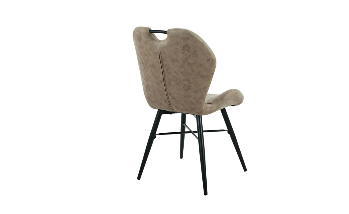 Rocco Dining Chair - Mink PU Leather