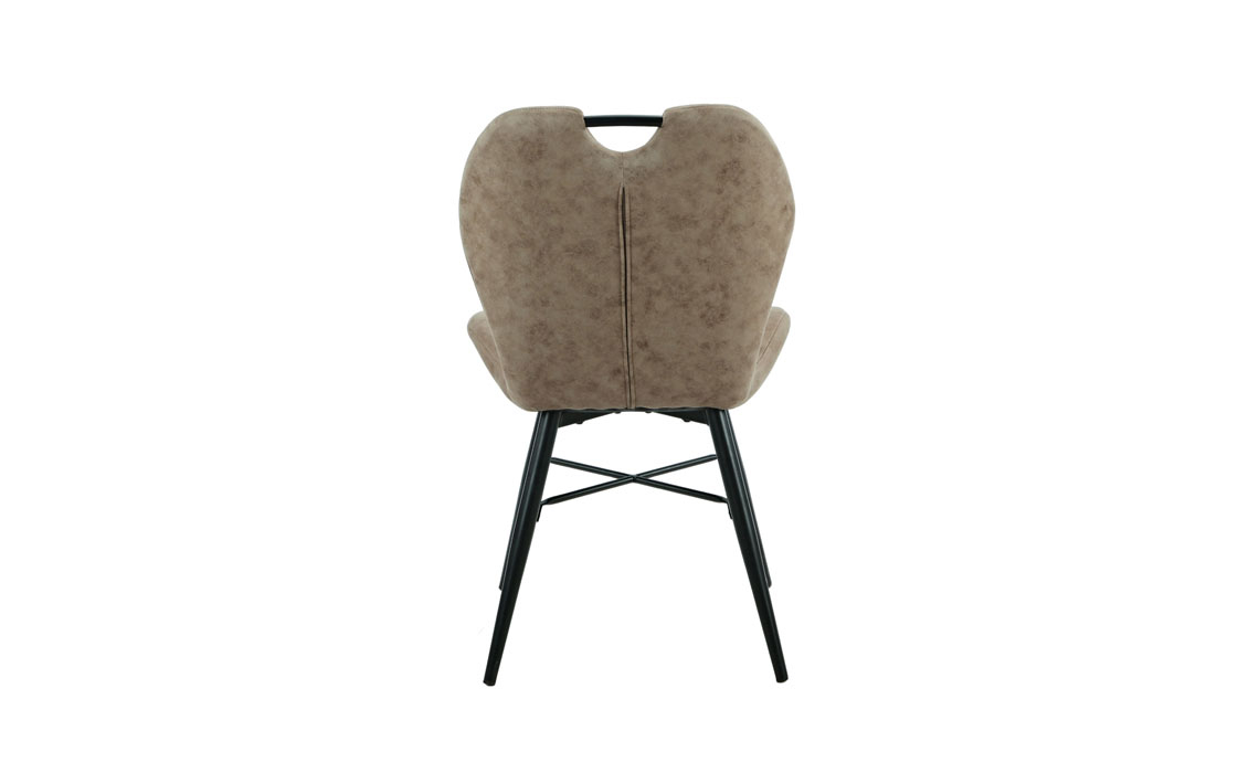 Rocco Dining Chair - Mink PU Leather
