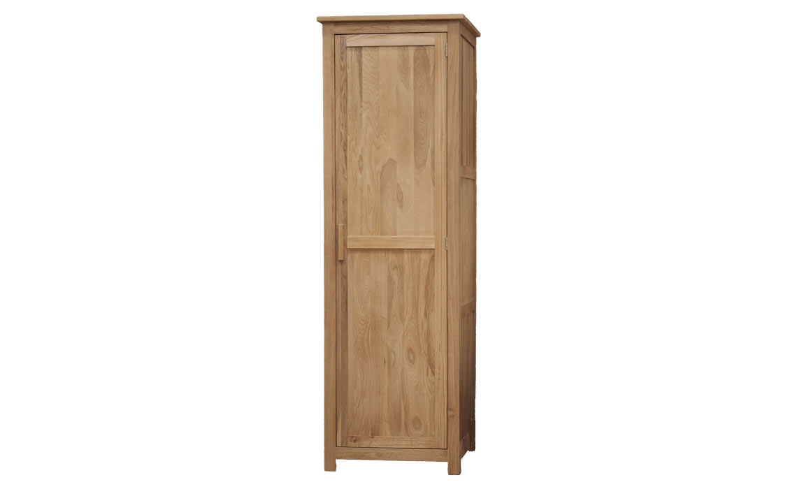 Toulouse Solid Oak Single Wardrobe 