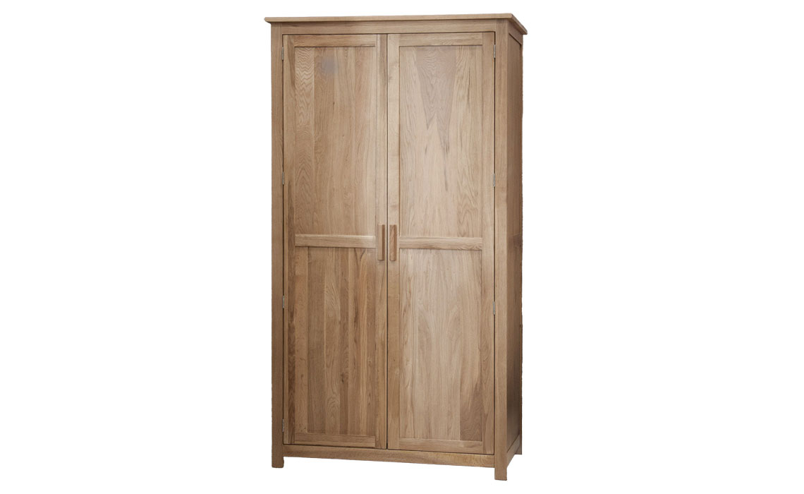 Toulouse Solid Oak Full Hanging Wardrobe