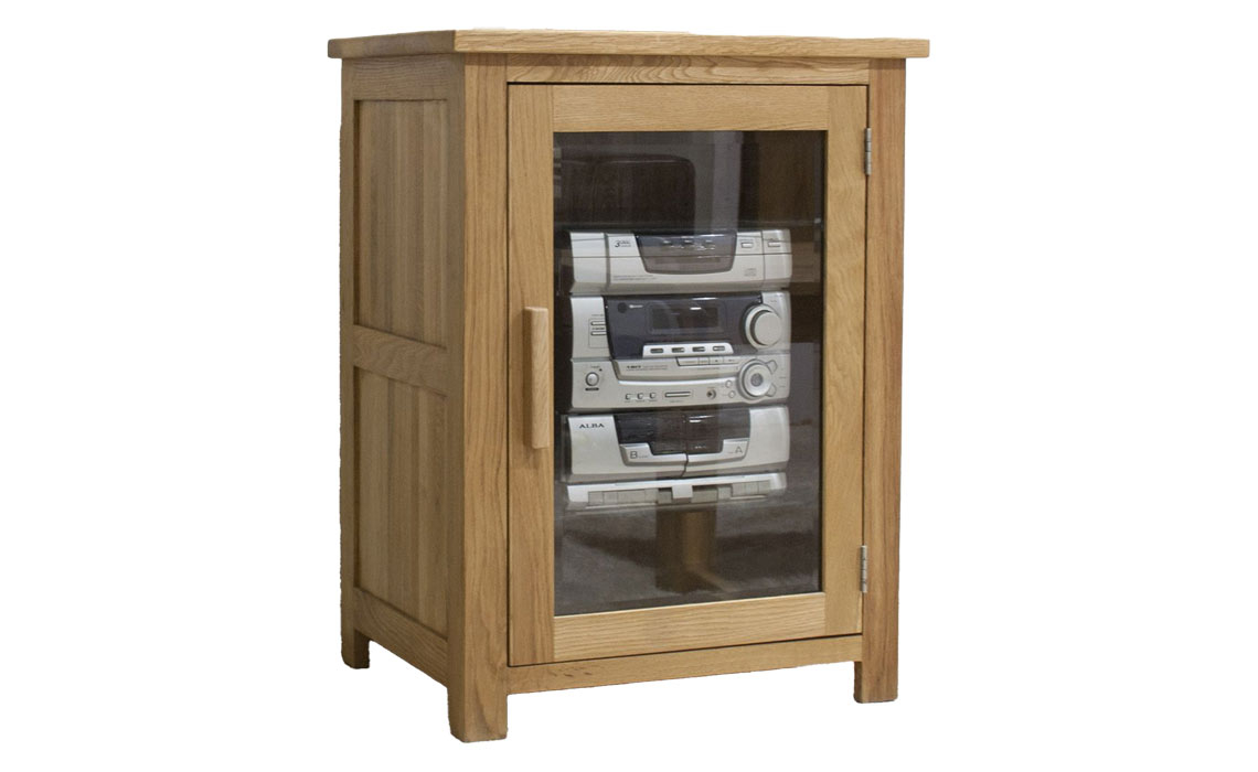 Toulouse Solid Oak HiFi Unit