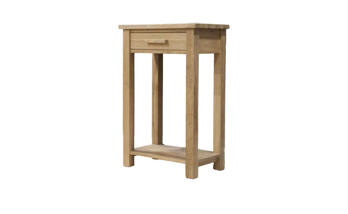 Toulouse Solid Oak Small Console Table