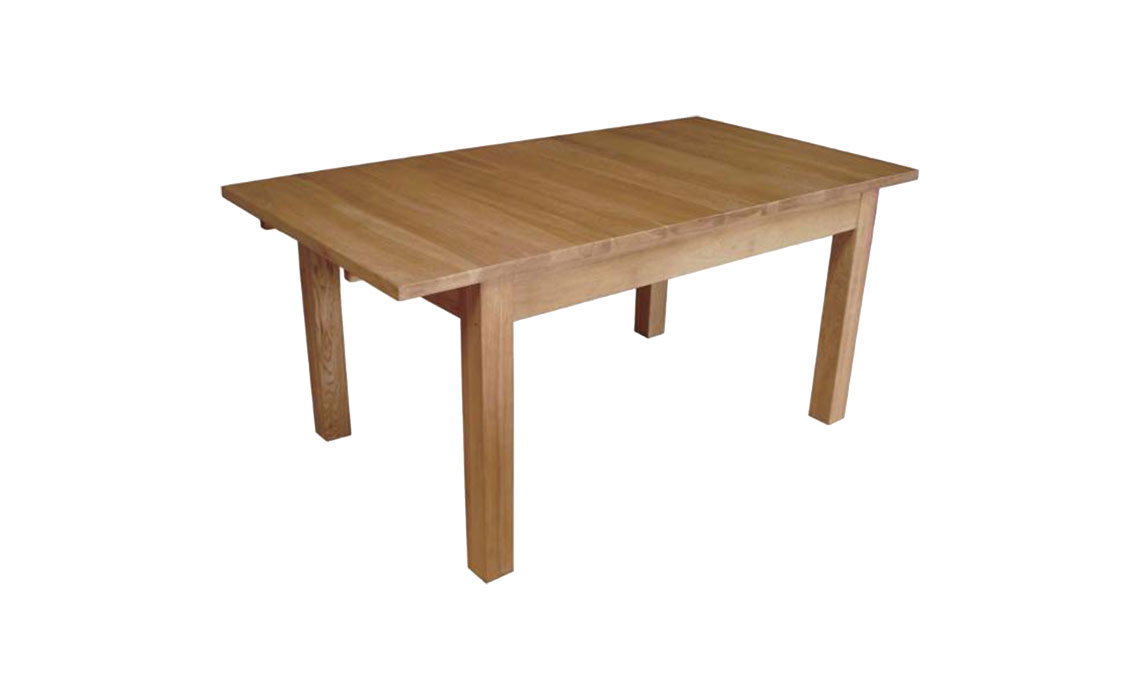 Toulouse Solid Oak 120-160cm Small Extending Table