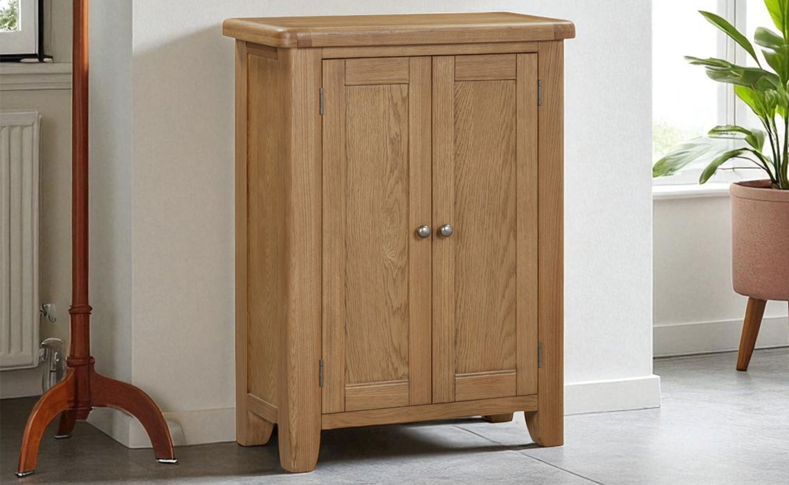 Hopwood Oak Shoe Cupboard