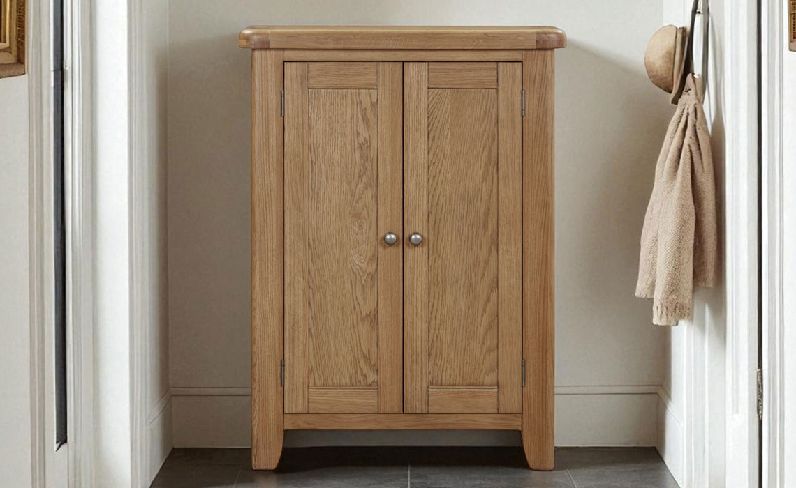 Hopwood Oak Shoe Cupboard
