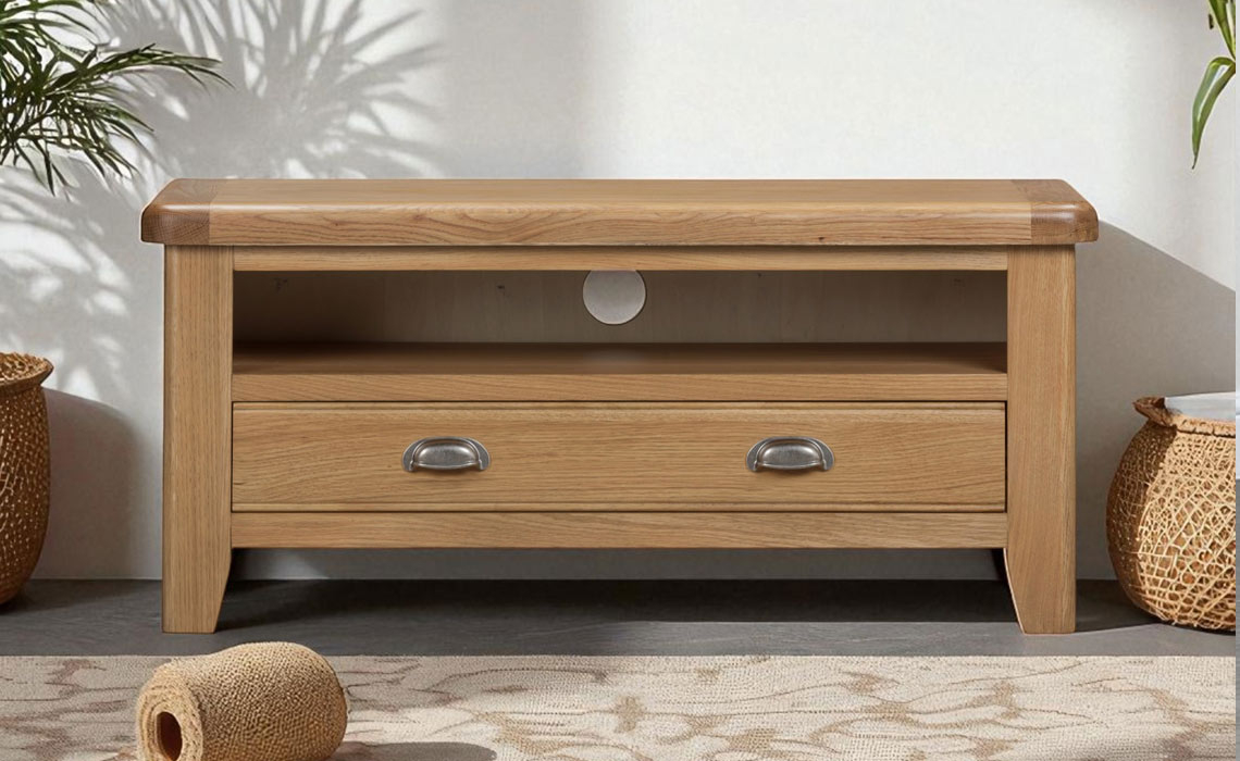 Hopwood Oak Standard TV Unit