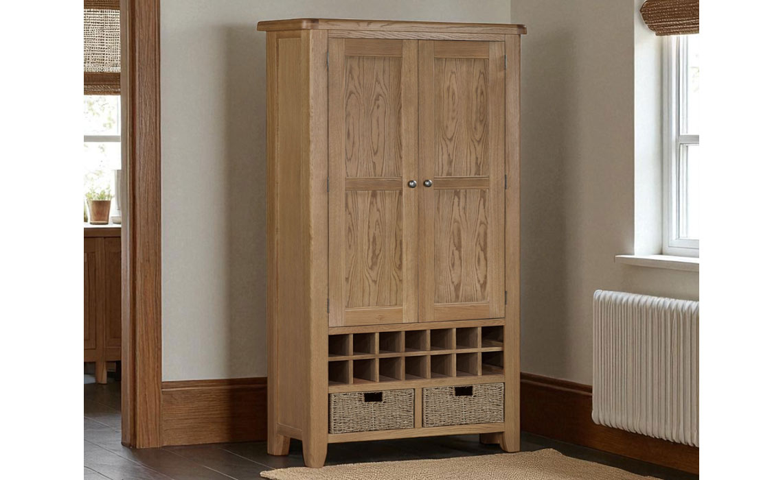 Hopwood Oak Large Larder Unit