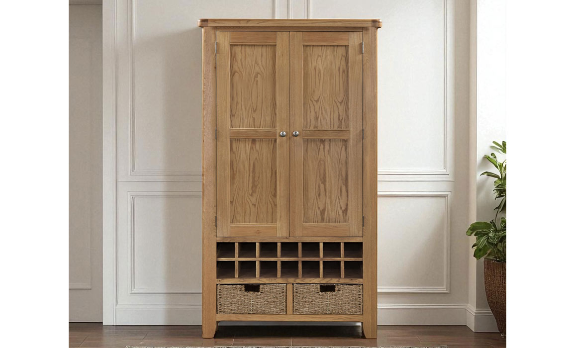 Hopwood Oak Large Larder Unit