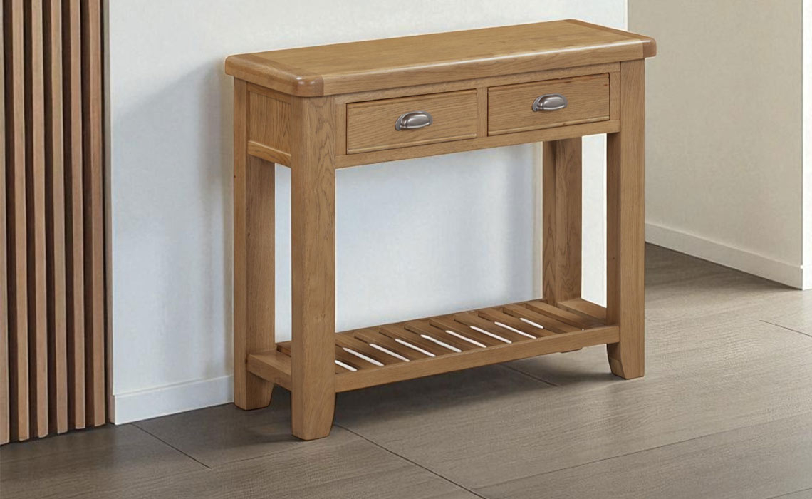 Hopwood Oak Console Table 