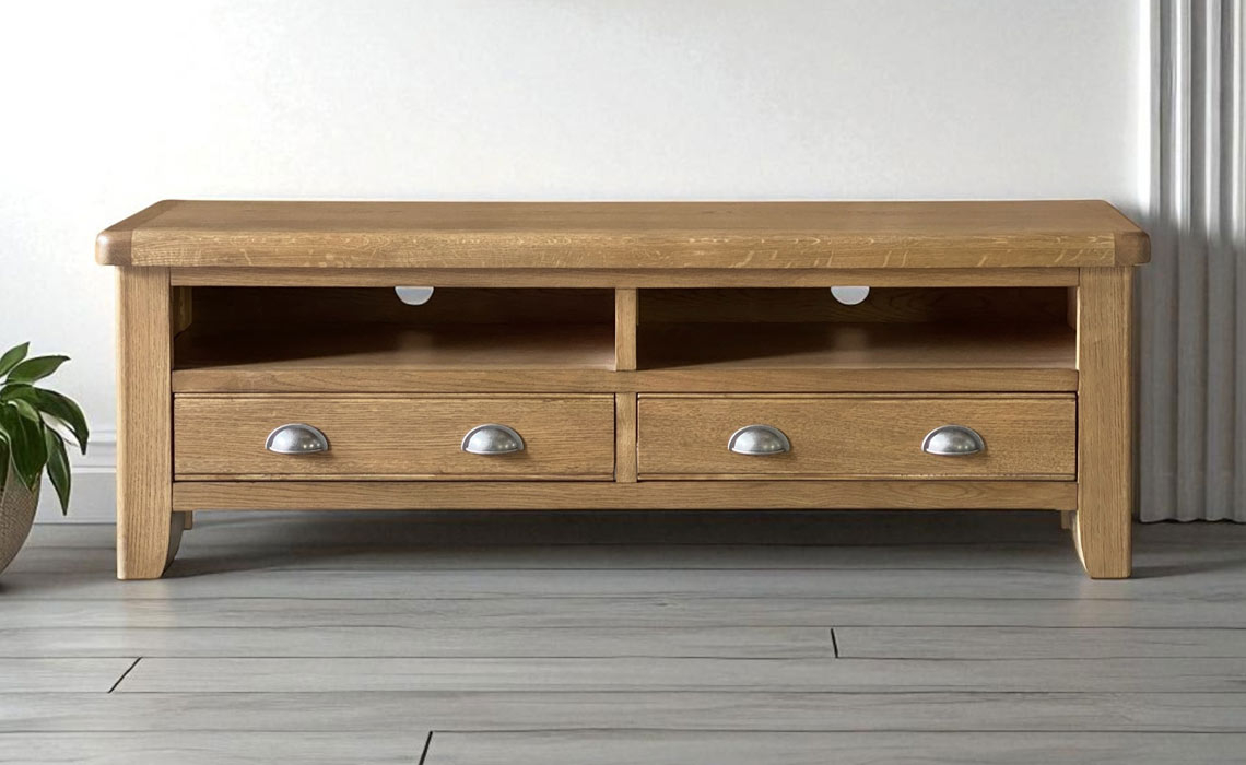 Hopwood Oak Large TV Unit